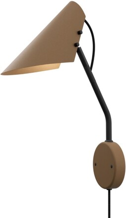 Belid Vincent Vegglampe Sort/Sand