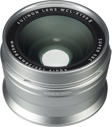 Fujifilm Vidvinkelkonverter X100-Serien Silver (WCL-X100II), Fujifilm