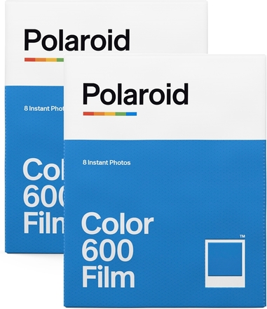 Polaroid Color Film For 600 White Frame 2-Pack, Polaroid