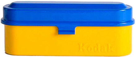 Kodak Film Steel Case Yellow with Blue lid, Kodak