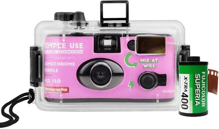 Lomography Simple Use Reusable Film Camera + Underwater Case + Extra Film, Lomography