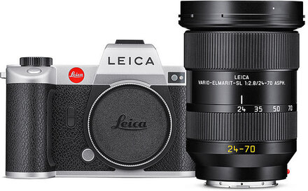 Leica SL2 Silver + 24-70/2,8 Vario-Elmarit ASPH. Svart (10898), Leica