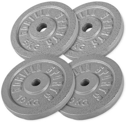 Viktskivor IRON Silver - 2x10kg 2x5kg