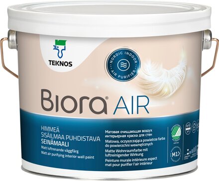 Väggfärg Teknos Biora Air Bas 3, 2,7 l