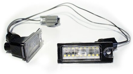 Paket Skyltbelysning LED med lamphållare Volvo V70N/XC70 2001-2007, XC90 2003-2014