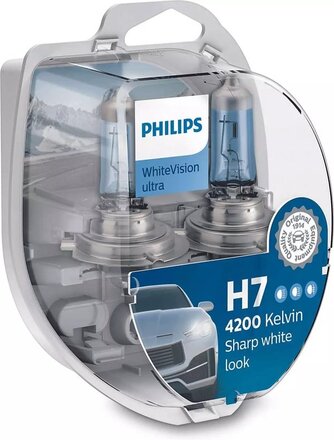 Philips H7 WhiteVision Ultra 55W Halogen Lampa