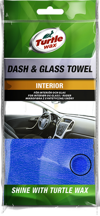 Turtle Wax Dash & Glass Towel Blå 40x40cm
