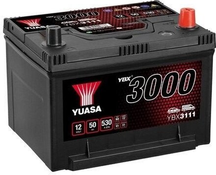 Bilbatteri SMF Yuasa YBX3111 12V 50Ah 530A