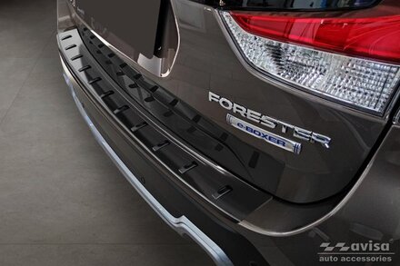 Lastskydd Hybrid Rostfri Svart metall Subaru Forester V 2018->