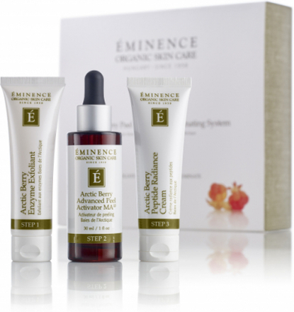 Eminence Organics Arctic Berry Peel & Peptide Illuminating System Kit