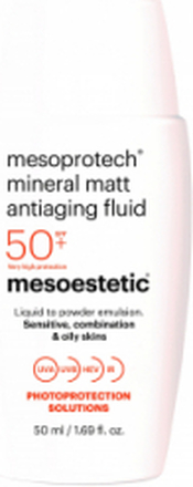 Mesoestetic Mesoprotech Mineral Matt Antiaging Fluid 50+