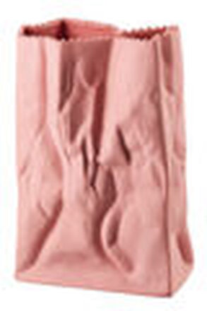 Rosenthal paperipussi maljakko 18 cm, roosa