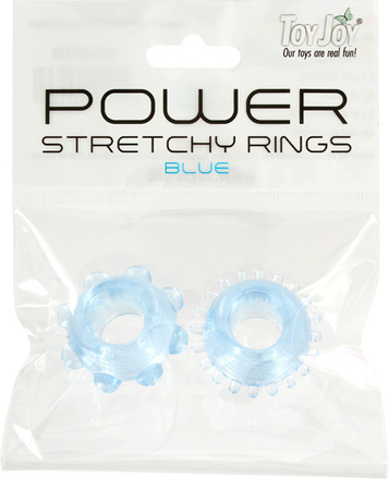 Power Stretchy Rings Blue
