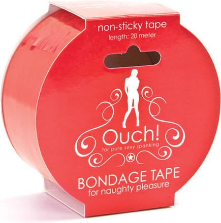 Non Sticky Bondage Tape Red 20 m