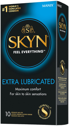 Manix SKYN Extra Lubricated 10-pack | Latexfri kondom