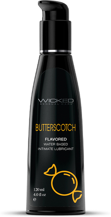 Wicked Aqua Butterscotch Flavored Lubricant 120 ml
