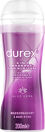 Durex Play Massage 2-in-1: Aloe Vera, Glidmedel/Gel, 200 ml