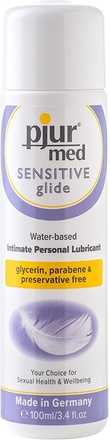 Pjur Med: Sensitive Glide, Vattenbaserat Glidmedel, 100 ml