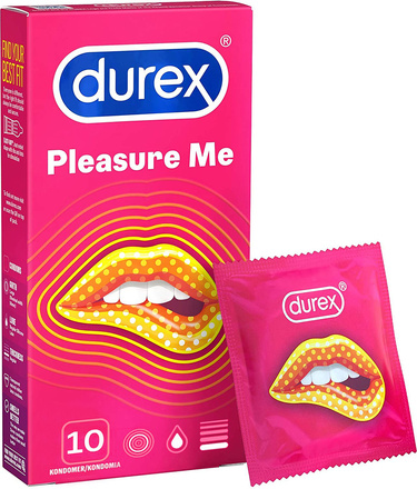 Durex Pleasure Me: Kondomer, 10-pack