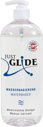 Just Glide: Vattenbaserat Glidmedel, 1000 ml