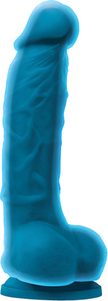 NSNovelties: Colours Dual Density Dildo, 18 cm, blå