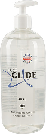 Just Glide Anal: Vattenbaserat Glidmedel, 500 ml