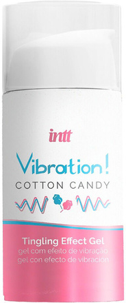 Intt: Vibration Cotton Candy, Tingling Effect Gel, 15 ml
