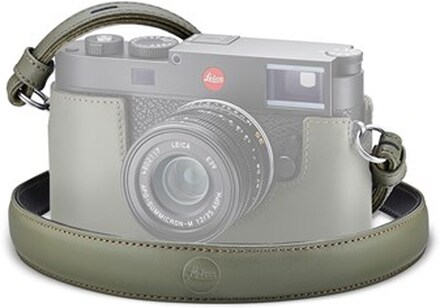 Leica Axelrem M11 & Q3, olivgrön läder