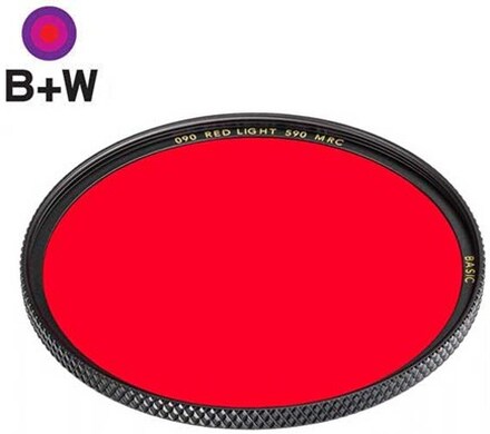 B+W 090 ljusröd filter 39 mm MRC