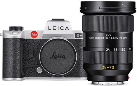 Leica SL2 silver Kit med 24-70/2,8 ASPH. Vario-Elmarit-SL