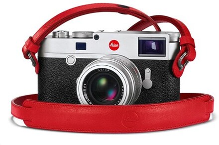 Leica Axelrem, rött läder, M10