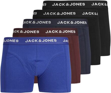Jack & Jones Boxershorts JACBLACK FRIDAY Trunks 5-pack Zwart / Blauw / Bordeaux -S