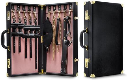 Temptasia Safe Word Bondage Kit With Suitcase Black