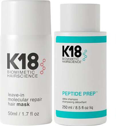 K18 Detox Shampoo & Leave-In Repair Mask 250 + 50 ml