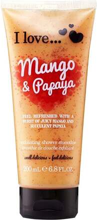 I Love Mango & Papaya Exfoliating Shower Smoothie - 200 ml