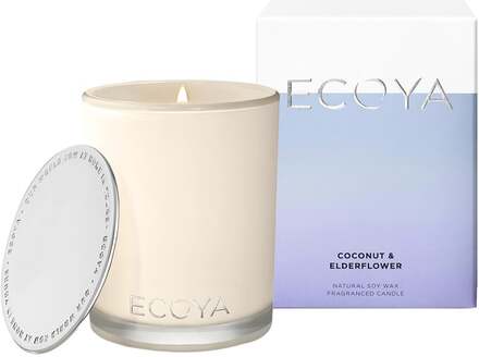 Ecoya Coconut & Elderflower Candle 400 gr 80t brennetid - 400 g