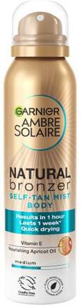 Garnier Ambre Solaire Natural Bronzer Self tan Mist Body - 150 ml