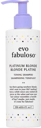 Evo Platinum Blonde Toning Shampoo 250 ml