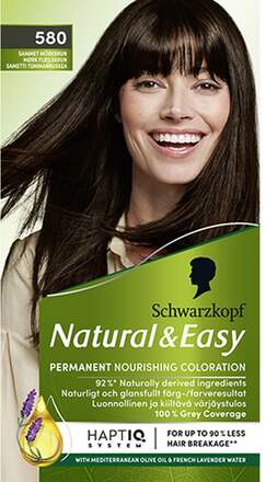 Schwarzkopf Natural & Easy 580 Mörkbrun