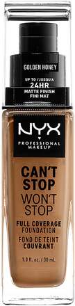 NYX Professional Makeup Can't Stop Won't Stop Foundation Golden honey - 30 ml