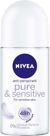 Nivea Pure & Sensitive Roll-On Deodorant - 50 ml