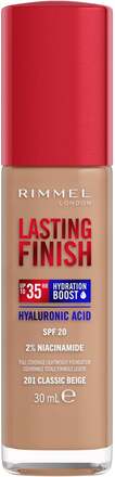 Rimmel London Clean Lasting Finish Foundation 201 Classic Beige