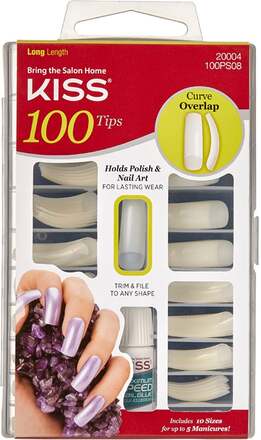 Kiss Nails Curve Overlap 100Ps08 100
