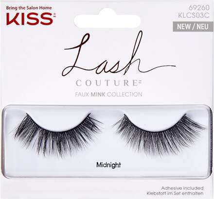 Kiss Lash Couture Faux Mink Lashes Midnight - 60 stk