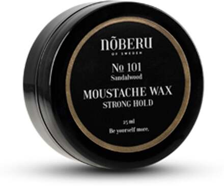 Nõberu of Sweden Moustache Wax - Strong Hold Sandalwood - 25 ml