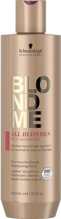 Schwarzkopf Professional Blondme All Blondes Rich Shampoo - 300 ml