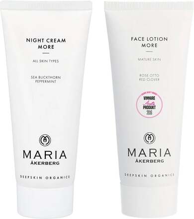 Maria Åkerberg Night Cream More & Face Lotion More Day Cream 100 ml & Night Cream 100 ml