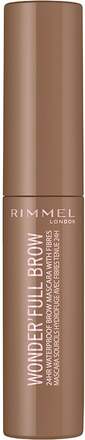 Rimmel London Wonderfull Brow Mascara 24 H 001 Light - 5 ml