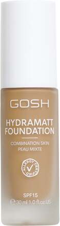 GOSH Hydramatt Foundation Medium Dark - Red/Warm Undertone 012Y - 30 ml
