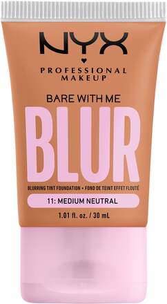 NYX Professional Makeup Bare With Me Blur Tint Foundation Medium Neutral - True Medium with a Cool Undertone 11 - 30 ml